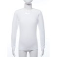 thumbnail image 3 of Sinleey Kids Girls Fleece Thermal Underwear Tops Crew Neck Long Sleeve Base Layer Tops Undershirt Type B White XXL, 3 of 8