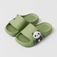 thumbnail image 2 of TOWED22 Kids Slide Sandals, Boys Girls Water Shoes Cute Slippers for Beach Pool (Toddler/Little Kid)(Light Green,12), 2 of 5