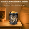 thumbnail image 5 of Christmas Wax Melt Warmer Metal Wax Warmer for Scented Wax Electric Fragrance Candle Oil Burner 2 in 1 Wax Melts as Gifts for Moms Grandma Women Girls(Sunflower), 5 of 6