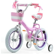 RoyalBaby Bunny Girls Bike Pink 16 inch Kids bicycle