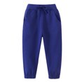 thumbnail image 2 of TZEWGL 3 Multi Packs Set Autumn Solid Elastic Waist Sweat Pants For Children Straight Bottoms Trousers For Girl size 2-3T, 2 of 4