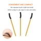 thumbnail image 5 of Pinceles de pestañas One-off Mascara Soft Wands Maquillaje portátil Pincel de Ojo Pajas Extensiones Profesionales Accesorios Tipo 2 100 Piezas Inevent HA011158-00, 5 of 7