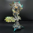 thumbnail image 4 of RKXQT 3D Metal Puzzles for Adults, 3D Steampunk Mechanical Piranha Plant Flower Metal Jigsaw Puzzle with Light, 2024 Home Decor Birthday (770PCS), 4 of 5