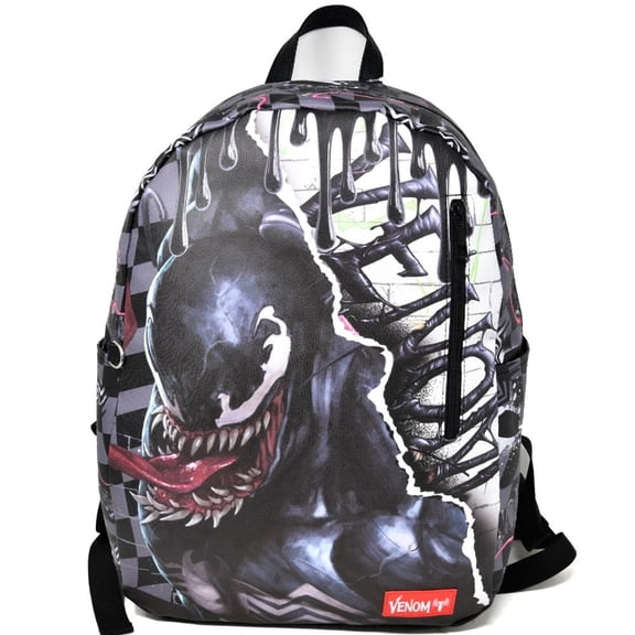 Venom 16.5" PU School Backpack with Side Pockets