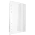 thumbnail image 1 of EIMELI Classeur Acrylique Transparent Couverture de Carnet 6 Anneaux Planificateur A5 Coque de Classeur 1 Pce, 1 of 8