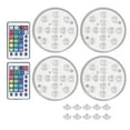 thumbnail image 1 of 4 piezas de luz de piscina luz LED sumergible luces de estanque de control remoto con ventosas para fiesta de fuente de tanque de peces de piscina ANGGREK Otros, 1 of 8