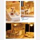 thumbnail image 4 of CUTEROOM Casa de muñecas Muebles DIY 3D Tiempo de madera Apartamento Niños Juguetes Ndcxsfigh Nuevos Originales, 4 of 6