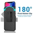 thumbnail image 3 of Njjex for iPhone SE 2 2020 11 12 13 Pro Max XR XS Max 7 8 Plus Cases Holster Belt, [Heavy Duty] ShockProof Hybrid [Swivel Belt Clip] Holster [Kickstand] Armor Case Cover for Apple -Black, 3 of 8