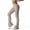 Khaki, variant on High Waist Bootcut Yoga Pants - Long Textured Exercise Workout for Women