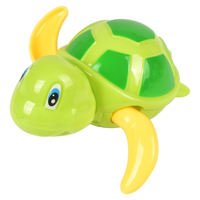 Bewildely Juguete Plástico Ducha Animal Juguete Educativo Natación Jugar Agua Bañera Animal Juguetes Verde