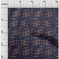 thumbnail image 1 of oneOone Viscose Jersey Fabric Geometric Kasuri Decor Fabric Printed BTY 60 Inch Wide, 1 of 5