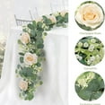 thumbnail image 6 of Specollect 1 Pcs 6.3Ft Artificial Rose Garland with Vines Floral Decor for Wedding Party Home Table Runner Wall Arch Decoration, 6 of 9