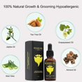 thumbnail image 3 of Beard Growth Kit, Beard Derma Roller 0.3mm, Beard Oil for Facial Hair Growth for Men and Dads, Grooming Tool, 3 of 5