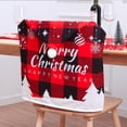 thumbnail image 2 of Inteprter Funda trasera para silla de Navidad, funda protectora impresa de doble cara para habitación familiar, restaurante, cocina, Hotel, fiesta, Kits de decoración para fiestas Tipo3 Inteprter HA070278-03, 2 of 5