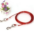 thumbnail image 6 of 3/5/10 Meter Anti-Bite for Two Dogs Steel Wire Strong Camping/Hiking /Park Dog Outdoor Supplies Dog Leash Dog Tie Out Cable Pet Cable Leash BLUE 3M 5MM THICKNESS, 6 of 8