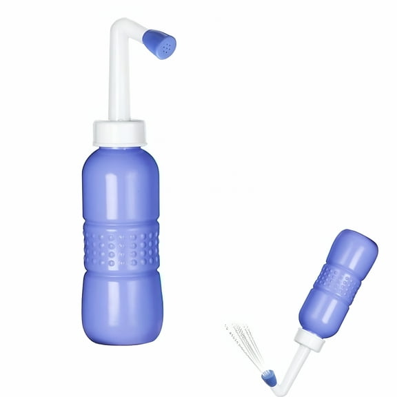 HIBIBUD Portable Bidet,Travel Bidet,Bidet Sprayer,650ml Universal Plastic Bidet Sprayer,Handheld,Lightweight and Compact,For Travel,Hotel,Outdoor,Homes,Hospitals