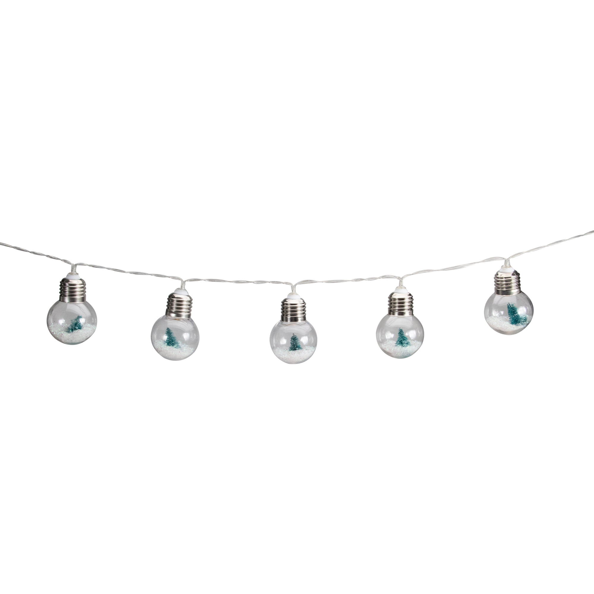Bulbrite 810066 - 250 Light 10' (10 - 10' Copper Wire Strands) 2700K Warm  White Micro LED Starry Miniature Christmas Light String Set