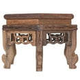 thumbnail image 3 of Lot de 1 Base de Rangement en Bois Forme Hexagonale pour Déco Maison Usage Intérieur 7.07X6.09X3.73 Po, 3 of 8