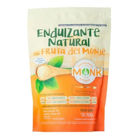 Endulzante Natural Monk Fruta Del Monje Kosher 700g Original
