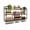 Black, variant on 59 Inch Metal Wall-Mounted Wine Rack with LED Light - 3 Tier Wine Storage Display Rack with Glass Holder - Space-Saving Bottle Display Shelf for Home Bars, Dining Rooms, Gold