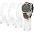 thumbnail image 2 of Plymor Clear Acrylic 4 Piece Watch Display Set (Pack of 2), 2 of 2