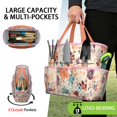 thumbnail image 2 of Garden Tool Bag,Pioneer Flower Floral Print Pattern Garden Tool Organizer,Garden Gifts,Waterproof Multi-Pocket Garden Tool Storage 11.8x5.5x11.4 Inch(Tools NOT Included), 2 of 6