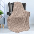 thumbnail image 4 of Mandala Soft Flannel Fleece Blanket, Oriental Motifs Along Traditional Floral Pattern in Geometric Design, Cozy Plush for Indoor and Outdoor Use, 70" x 90", Pale Mauve Taupe Pale Tan, by Ambesonne, 4 of 5