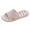 Pink, variant on Men Flip Flops Arch Support Fashion All Seasons Flat Non Lightweight Home Bathroom Waterproof Comfortable Hollow Sole Open Toe Sandals for Men