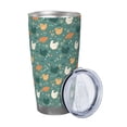 thumbnail image 2 of Salouo Flowe Rooster Print 20oz Tumbler with Lid,Stainless Steel Vacuum Insulated Tumbler Durable Insulated Coffee Mug Thermal Cup with Splash Proof Sliding Lid-Without Straw, 2 of 8