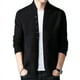 thumbnail image 3 of Abrigos Cárdigan de punto de gran tamaño para hombre Suéter de moda coreano de manga larga de color sólido para hombres Reseñas de jerséis estéticos Estilo de ropa, 3 of 4