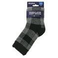 thumbnail image 4 of Airplus Double Layer Aloe Crew Socks, Men's 8-12.5,, Grey Buffalo Check, 1 Pair, 4 of 4