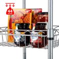 thumbnail image 3 of SINGAYE Storage Shelves, 6-Tier Wire Shelving Unit with Baskets Storage Rack Corner Shelf Shelving Adjustable Storage Shelf, 13.4" D x 13.4" W x 62.99, 3 of 4