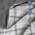 thumbnail image 3 of Bare Home Down Alternative Comforter Set - 2-Pieces - All Seasons - Twin/Twin XL, Tartan Plaid, 3 of 6