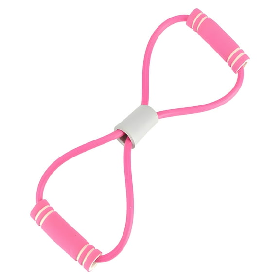 BESTSKY 8-Shaped Resistance Band for Arm and Shoulder Training,Full-Body Stretch Bands for Strength Training and Rehabilitation,Pink