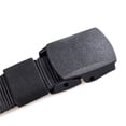 thumbnail image 2 of Cinturón militar para hombre, cinturón táctico ajustable de lona para exteriores con hebilla de plástico (negro), 2 of 3