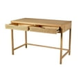 thumbnail image 3 of Newport 47.2 in. Oak Finish 2-Drawer Rectangular Wood Home Office Desk, 3 of 14