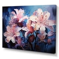 thumbnail image 2 of Designart "Magical Pink Blossom Oasis" Hibiscus Canvas Art Print, 2 of 7