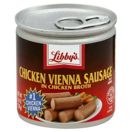 libby s chicken vienna sausage in chicken broth 4 6 ounce libby s chicken vienna sausage in chicken broth 4 6 ounce