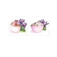 thumbnail image 1 of Bunny Crossing by Jennifer Parker Canvas Art Set of 2 14 inch X 14 inch Each, 1 of 4