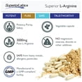 thumbnail image 6 of Superior Labs L-Arginine  Free Form  Optimal 3,000mg Dosage  150 Vegetable Capsules  Supports Vasodilation, Energy Production and Cardiovascular Health, 6 of 7