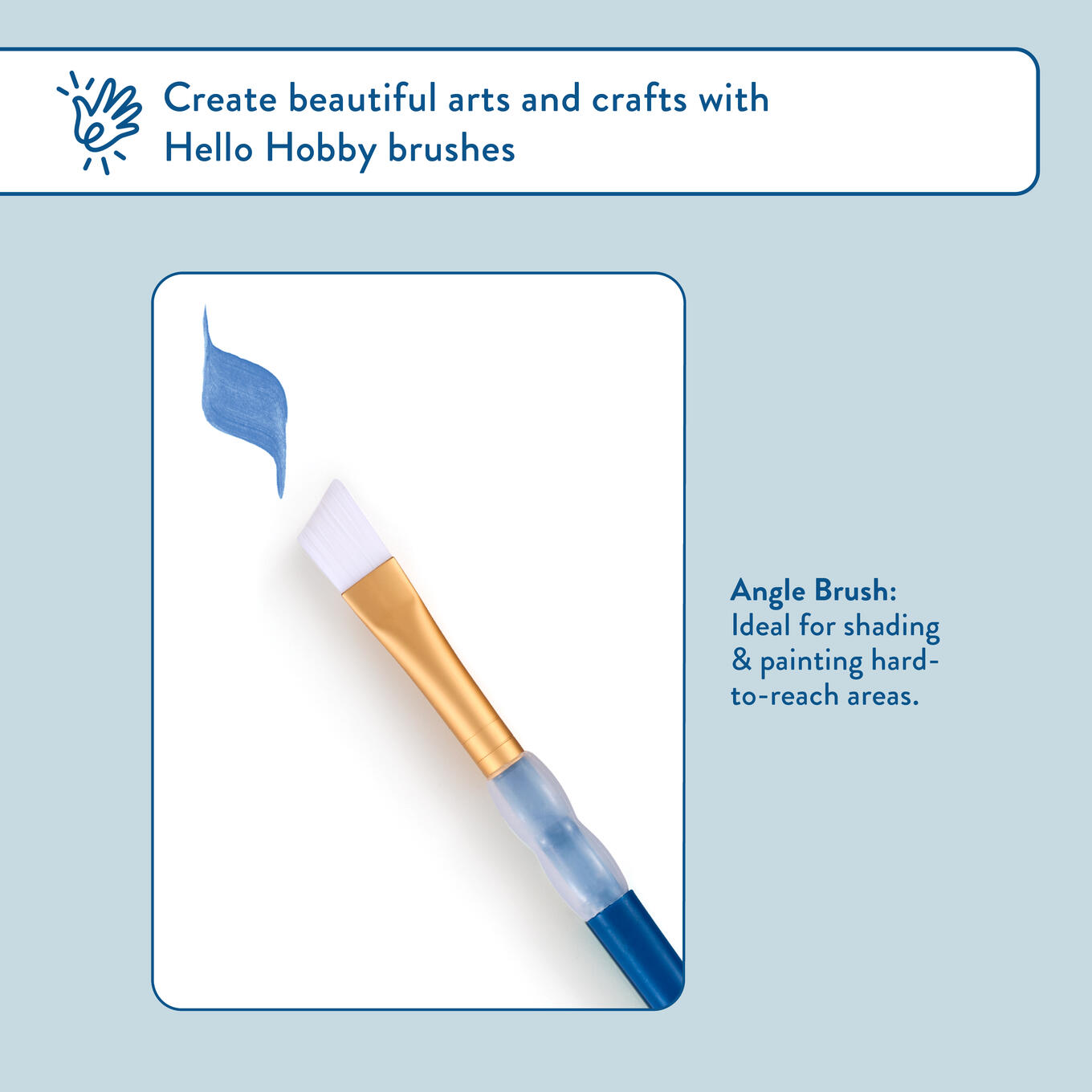 Hello Hobby 4-Piece Angle Brush Set (3-Pack) photo 5
