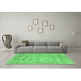 thumbnail image 3 of Ahgly Company Indoor Square Abstract Emerald Green Modern Area Rugs, 4' Square, 3 of 4