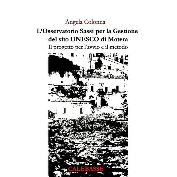 L'Osservatorio Sassi per la Gestione del sito UNESCO di Matera. Il progetto per l'avvio e il metodo., (Paperback)