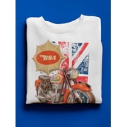 Bsa Motorcycle Co. Sweatshirt Men -BSA Designs, Male 5X-Large