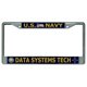 U.S. Navy Systèmes de Données Tech Chrome Cadre de Plaque License – image 1 sur 1
