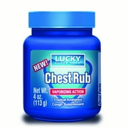 Lucky Super Soft Analgesics, Chest Rub, 4 Oz