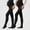 Black, variant on Lumosvexa Maternity Thermal Sockings 2 Pack Over The Belly Stretchy Soft Skinny Fit Winter Warm Base Maternity Leggings Black Free Size