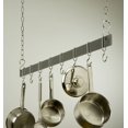 thumbnail image 2 of Rogar 1601 48 Inch Hammered Steel Hanging Bar Rack/Chrome, 2 of 2