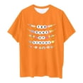 thumbnail image 4 of Icvfdpl T-Shirts Filles Rentrée Scolaire, T-Shirt Imprimé Col Rond Manches Courtes Respirant Mode Urbaine 3-4 Ans, 4 of 4