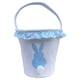 thumbnail image 2 of Cesta de conejo de Pascua, cesta de regalo para llevar, cesta de conejo, cesta con volantes para cazar Azul, 2 of 8